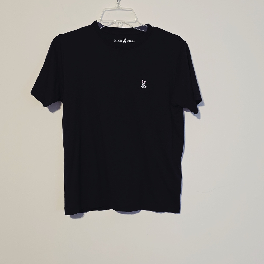 💙Boys Psycho Bunny Black Short Sleeve Tee with Logo
